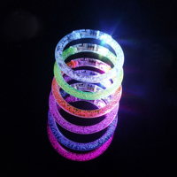Premium 8 \ "blanc LED Bracelet bulle clignotant lumière pour retour à l'école Concert Halloween et fêtes de Noël