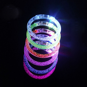 Premium 8 \ "braccialetto a LED bianco lampeggiante per il ritorno a scuola concerto di Halloween & feste di Natale - Product Image 3