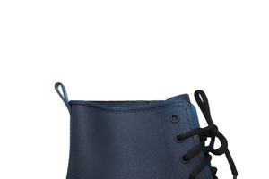 Botas de lluvia de PVC con tacón de cuña para mujer, zapatos antideslizantes con cinta de goma - Product Image 5