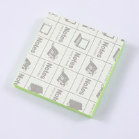 Bloc-notes personnalisé de 3x3 pouces, bloc-notes, notes autocollantes fixes imprimées avec logo, cadeaux promotionnels en papier