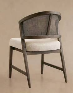 <span class=keywords><strong>Sedie</strong></span> in <span class=keywords><strong>Legno</strong></span> Stile Mid-Century Moderno con Schienale Imbottito per Sala da Pranzo - Product Image 6