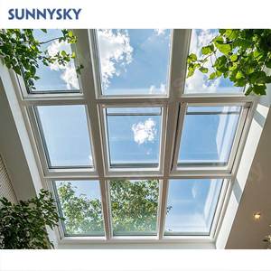 Sunnysky NFRC Design moderno lucernario finestra in alluminio telaio orizzontale con stile automatico aperto e tipo di tenda feritoia - Product Image 1
