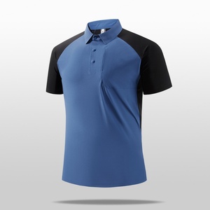 Chemises Polo de Sport en Tissu Maille de Soie Glacée, Polyamide, Polyester et Spandex de Haute Qualité pour le Golf - Product Image 2
