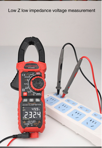 Multimètre numérique HT208D 6000 points True RMS, haute tension 1000A, courant de démarrage 1000V DCA, AC/DC, sélection automatique de la plage - Product Image 2
