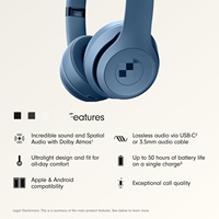 Headphone Nirkabel Gaya Studio Profesional dengan ANC (Peredam Kebisingan) untuk Modul Audio Komunikasi Cerdas Peralatan Rumah Tangga