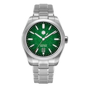 นาฬิกาข้อมือผู้ชาย San Martin SN0144 GMT ขายส่ง คุณภาพสูง รุ่นวินเทจ ระบบจักรกลอัตโนมัติ ตัวเรือนสแตนเลสสตีล 316L - Product Image 1