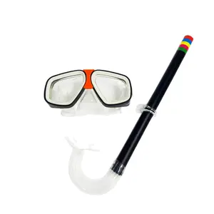 Schwimmbiegbrille Maske PVC Schwimmen und Tauchen Brille Maske und Tauchzubehör für Erwachsene und Kinder