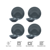 Paquet promotionnel de septembre ensemble de vaisselle de cuisine ensemble de vaisselle domestique élégant et haut de gamme compatible avec le four à micro-ondes