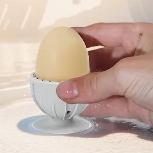 Sikat pembersih telur silikon multifungsi, untuk membersihkan telur segar, sikat pembersih penggosok telur silikon dapat digunakan kembali