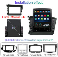 Proveedor IYING, Radio para Auto con Bluetooth y Android de 9.7 Pulgadas, Estilo Tesla, Reproductor de Audio Estéreo para Auto con Carplay, Reproductor de DVD