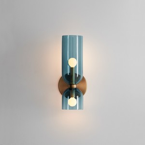 Lampe murale en verre créative minimaliste nordique, lumière LED artistique luxueuse pour couloir, entrée, chambre à coucher, salon, chevet, bureau - Product Image 5