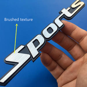 Adesivi 3D Personalizzati per Auto Sportive in Plastica e Metallo Cromato, Emblemi e Decorazioni per Auto - Product Image 3