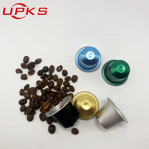 แคปซูลกาแฟเปล่าใช้ในบ้านเครื่องชงกาแฟอลูมิเนียมฟอยล์พร้อมสติกเกอร์อลูมิเนียมสีแก้วสัตว์เลี้ยงในสำนักงาน - Product Image 3