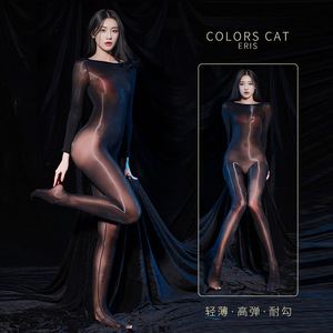 Colors Cat Eris Ultra Thin 8D Nylon Sheer Bodysuit For Women Clubbing Wear - Product Image 2