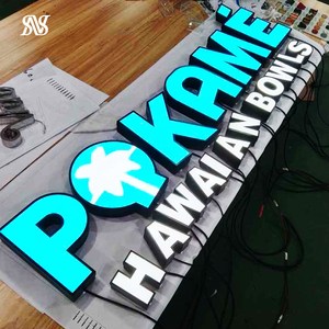Lettres lumineuses LED personnalisées, enseigne en relief 3D pour la devanture de magasin, logo de marque - Product Image 2