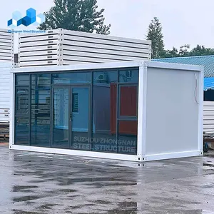 20ft 40ft prefab modular container bar coffee kiosk house home prefabricated barber shop for packaging