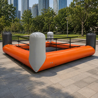 Ring de boxe gonflable commercial de lutte pour les entreprises de location de carnaval de festivals d'école fournisseur en gros