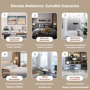 Difusor de Aromas Aikun de Lujo con Etiqueta Privada, Juego de Perfumes con Flores Decorativas, Perfume de Aceites Esenciales sin Llama, Ratán - Product Image 5