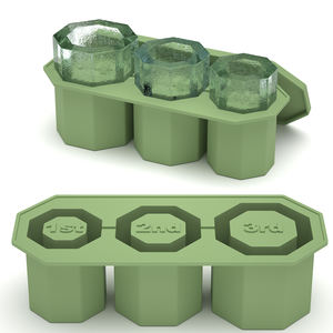 BPA <strong>Free</strong> Soft Silicone Ice Cube Tray Eco-Friendly Reusable Easy Fill and Release Ice <strong>Maker</strong> for Tumbler Cup with Custom <strong>Logo</strong> - Product Image 2