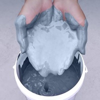 Membrane d'étanchéité liquide, peinture imperméable pour toiture, revêtement acrylique élastique à base d'eau pour la construction de bâtiments en béton