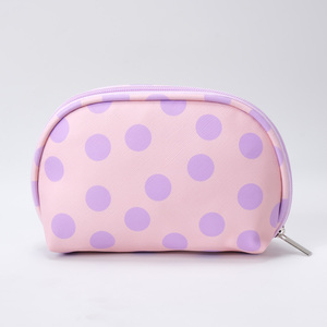 Ensemble de 2 sacs à cosmétiques en PVC RPET personnalisés, coquillage de plage, pochette de maquillage mignonne en PU <span class=keywords><strong>pour</strong></span> <span class=keywords><strong>piscine</strong></span>, trousse de toilette, organisateur - Product Image 3
