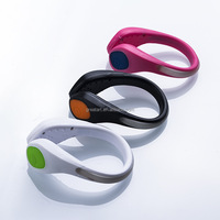 Lampe de course à pied LED étanche à batterie pour vélo de nuit Lampe de chaussure de sécurité pour les sports de vélo en plein air