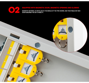 Tiêu chuẩn an toàn sản phẩm kim loại 24 phím ngoài trời tường <span class=keywords><strong>Key</strong></span> <span class=keywords><strong>Box</strong></span> hỗ trợ tùy biến realtor <span class=keywords><strong>Key</strong></span> khóa hộp - Product Image 4