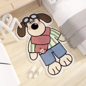 Kanye West Custom moderno Hip Hop Music Drop Bear <span class=keywords><strong>tappeto</strong></span> antiscivolo Street Art <span class=keywords><strong>tappeto</strong></span> con la macchina di altezza del mucchio di peluche realizzato per uso domestico - Product Image 4