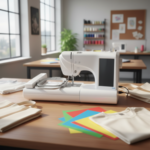 Máquina de Bordar Computarizada Automática de Una Sola Aguja de Alta Calidad para Logotipos en Camisetas, Pegatinas, Uso Doméstico, Hierro y Plástico - Product Image 1