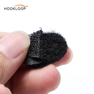 Bandes auto-agrippantes robustes noires avec adhésif puissant et ruban de fixation carré et circulaire <span class=keywords><strong>pour</strong></span> une utilisation à la maison, en extérieur et au bureau - Product Image 6