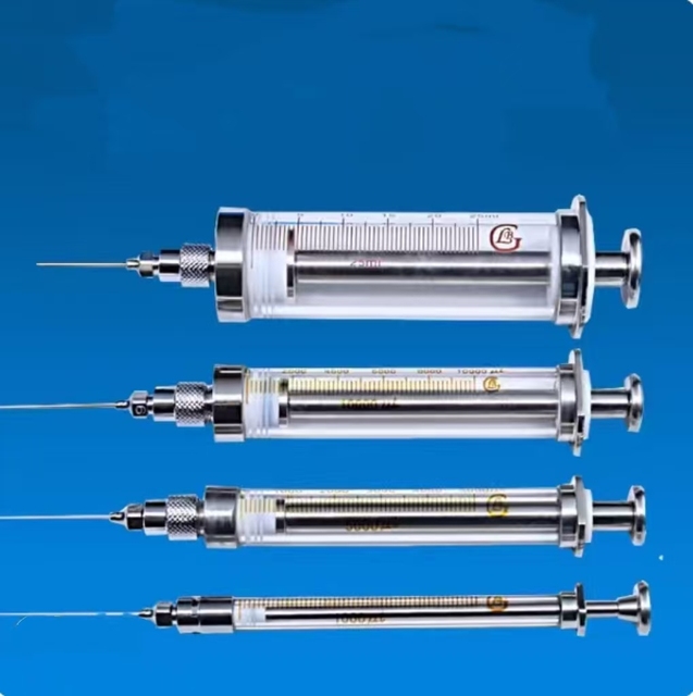 Corrosion-Resistant Glass Syringes for High-Pressure Laboratory Use - 10uL to 100mL