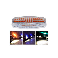 Nouveau design moderne ambre rouge bleu blanc Ambulance clignotant stroboscopique grandes économies LED feux d'avertissement de voiture camion feux latéraux usine