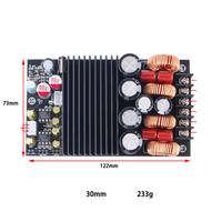 Carte d'amplificateur numérique 600W TPA3255, module d'amplificateur de puissance audio HiFi double canal 2x300W classe D pour haut-parleur domestique DIY