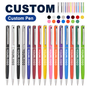 Bolígrafo al por Mayor con Logotipo Personalizado, Recarga Negra de 1.0 mm, Regalo Empresarial de Oficina, Bolígrafos de Metal de Lujo - Product Image 1