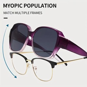 Lunettes de soleil DUNGU à monture intégrale colorée avec verres en PC et monture polarisée, unisexe, tendance, <span class=keywords><strong>pour</strong></span> la protection solaire et UV, haute qualité - Product Image 1