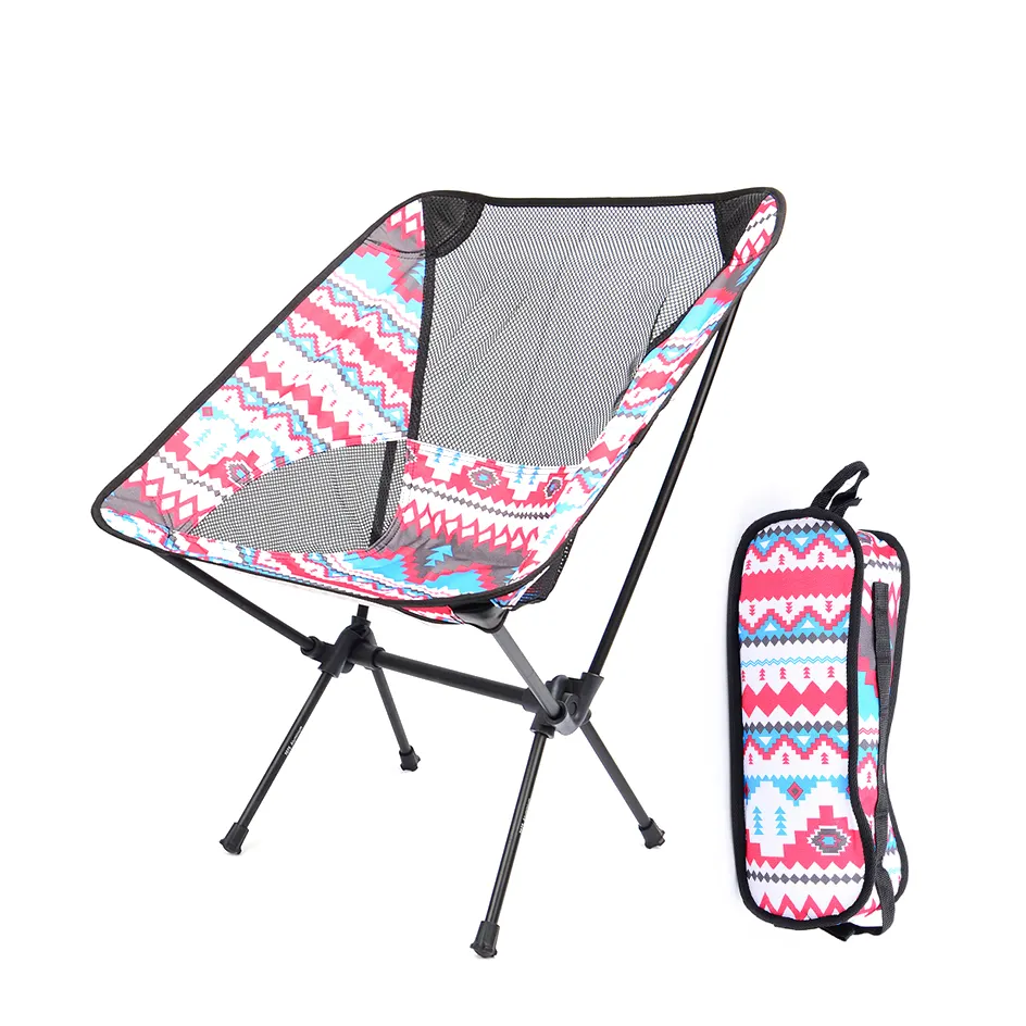 Prezzo di fabbrica sedia da spiaggia da campeggio sedia luna pieghevole per uso esterno