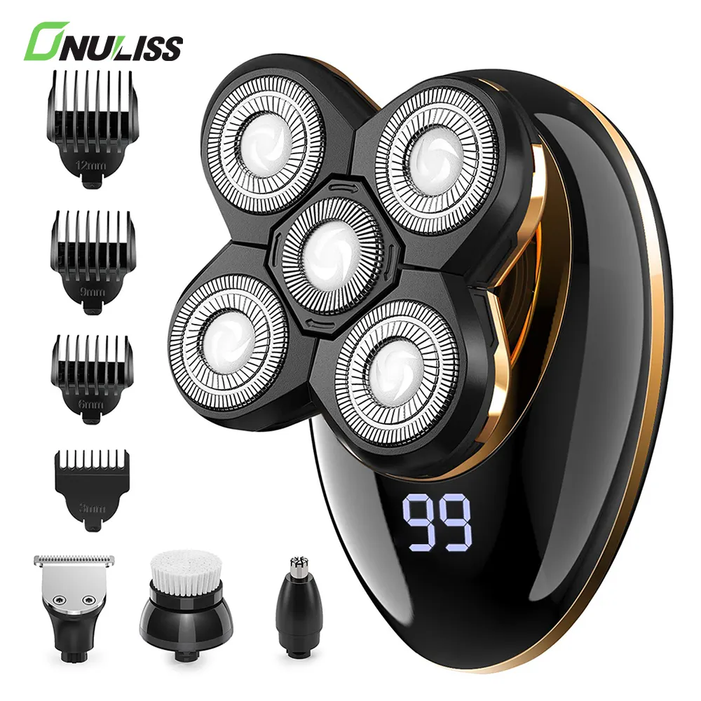 New Portable Waterproof Shaver Razor Electric Mens Hair Shaver Painless