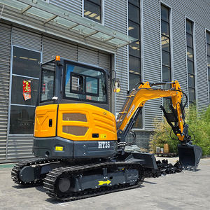 Gratis Verzending Hightop Pa Mini Graafmachine Epa Motor Kubota 3.5 Ton Crawler Micro Digger 3 2 Ton Boerderij Kleine Graafmachine Te Koop - Product Image 2