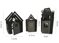 Mosquée en carton personnalisée de jeunes arbres prier ensemble de jouets de dessin pour les enfants jouer Mini maison artisanat