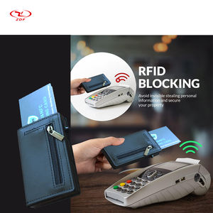 Proveedor de Carteras con Bloqueo NFC <span class=keywords><strong>ZDF</strong></span> 13.56MHz, Protección de Tarjetas de Membresía con Blindaje NFC, Cartera de Protección de Información Personal - Product Image 2