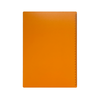 Couverture de carnet à anneaux rechargeable en plastique PP personnalisée pour protège-documents A4