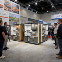 Cuisine extérieure moderne et modulaire avec armoires en alliage d'aluminium, crédence en granit, grill et évier étanches