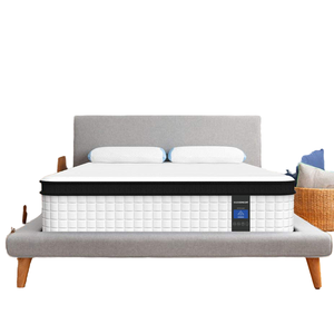 Colchón <span class=keywords><strong>ENRO</strong></span> de 12 Pulgadas, Tamaño Individual, Híbrido, Euro Top, Espuma Viscoelástica, Resortes Ensacados de Alta Densidad, 30 cm de Grosor, Reversible, para Dormitorio u Hotel - Product Image 4