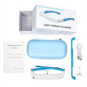 Gafas de Terapia de Luz Roja de 670nm Personalizadas de Fábrica para el Confort Ocular y el Bienestar Visual - Terapia de Luz Roja y Azul 2 en 1 - Product Image 4