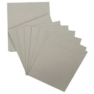 Feuilles de carton gris laminé de bonne qualité 1mm 1.5mm 2mm 3mm panneau dur panneau gris - Product Image 3