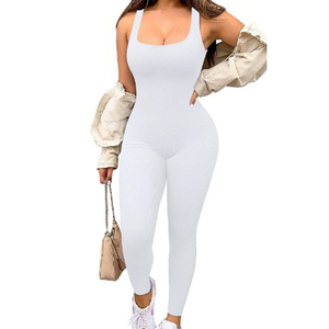High Elastic Rib Slimming Seamless Full Body Shaper <strong>Tummy</strong> <strong>Tucker</strong> Bodysuit Backless <strong>Shapewear</strong> for Women - Product Image 3