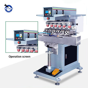 New 5 Màu 6 Màu Khí Nén Pad Máy In Kín Đóng Mực Cup Tampo In Đồng Hồ Quay Số Pad Máy In Với Đưa Đón - Product Image 4