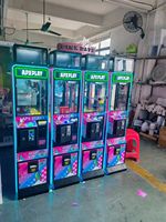 Mini machine à griffes commerciale, thème Galaxie Spatiale, à monnayeur, avec éclairage LED, format compact, jeu d'arcade à prix et cadeaux