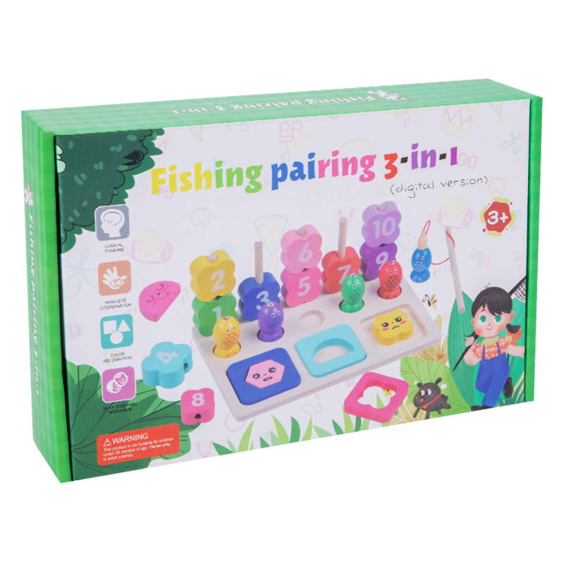 Pesca digital a juego tres en uno