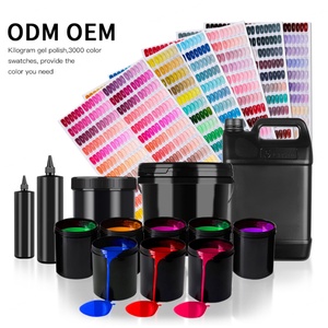 JTING Nail Factory Manufacturer Wholesale Raw Material Uv Gel 1kg Kliogram Bulk Packing Barreled 3000colors Uv Gel Nail Polish - Product Image 1